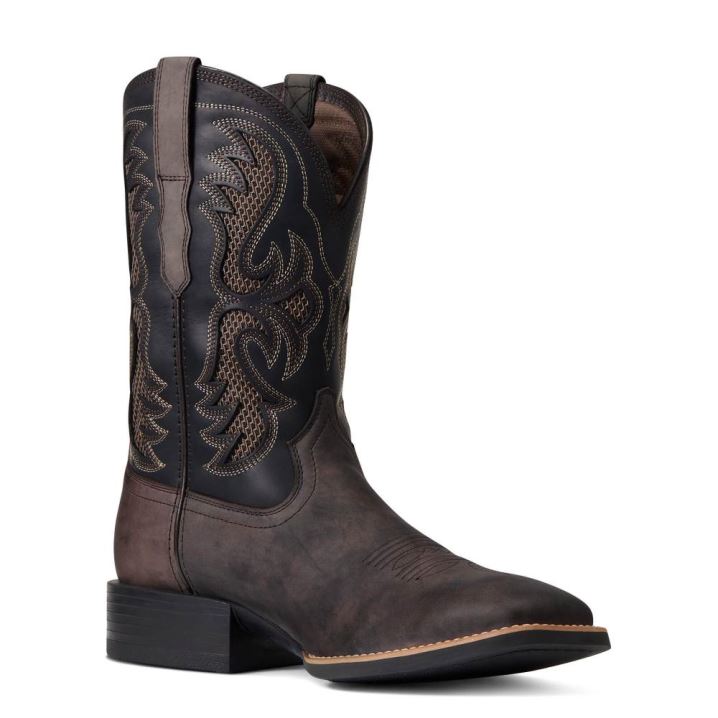 Ariat Sport Fresco VentTEK Western Boot Braun | tMgHXq8i