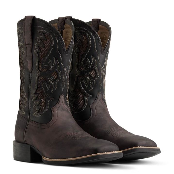 Ariat Sport Fresco VentTEK Western Boot Braun | tMgHXq8i