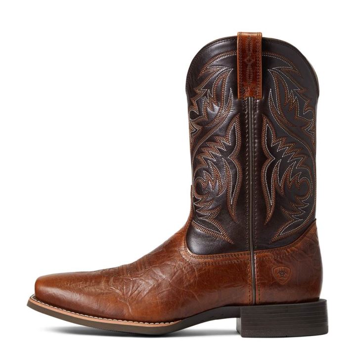 Ariat Sport Herdsman Western Boot Peanut Butter | CfYPC6s7