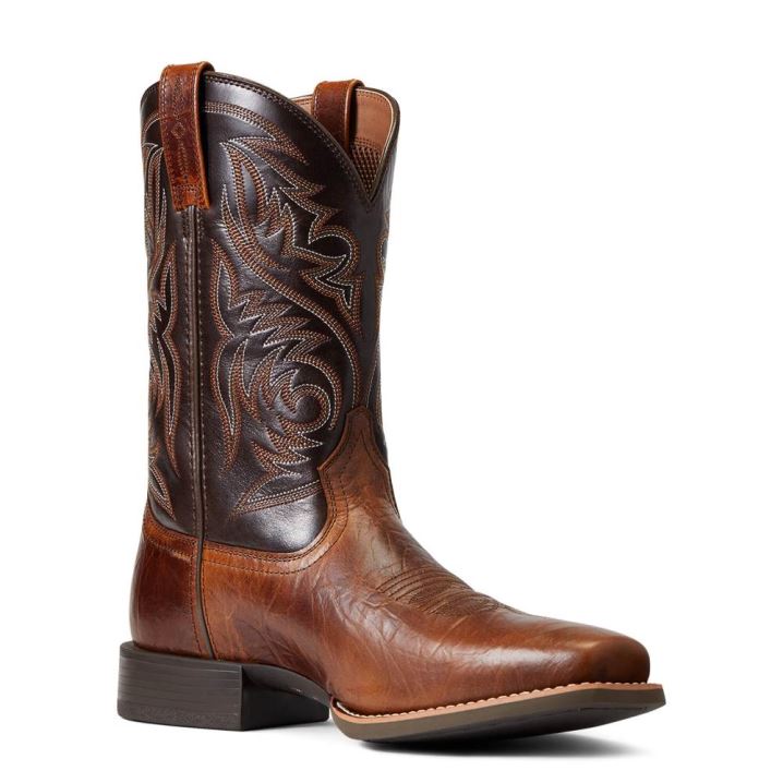 Ariat Sport Herdsman Western Boot Peanut Butter | CfYPC6s7