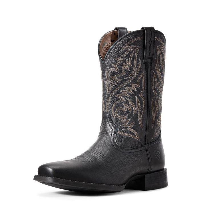 Ariat Sport Herdsman Western Boot Schwarz Braun | QeEFalGg