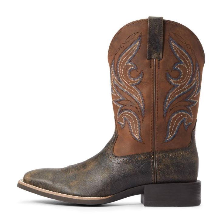 Ariat Sport Knockout Western Boot Braun | 95jJDt4y