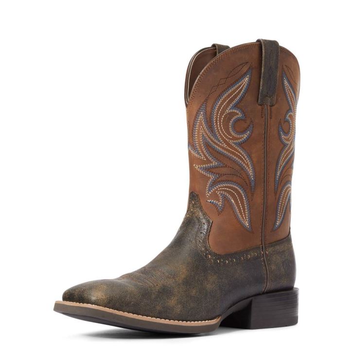 Ariat Sport Knockout Western Boot Braun | 95jJDt4y