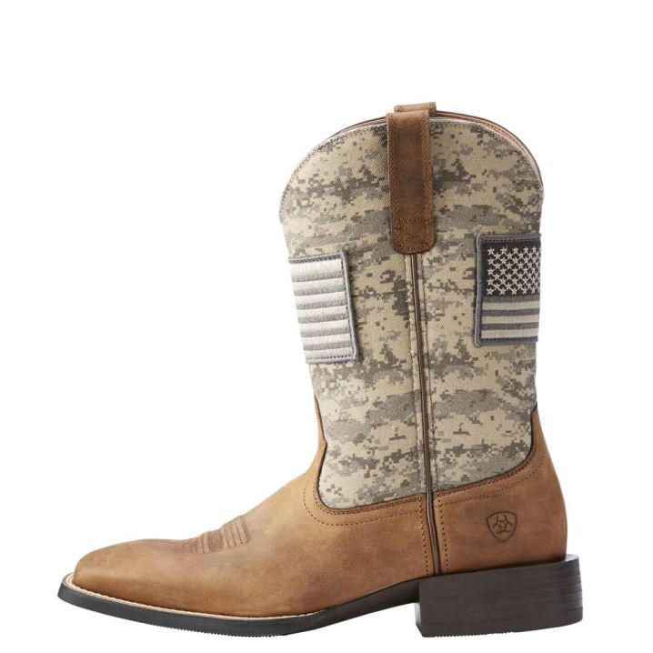 Ariat Sport Patriot Western Boot Braun | hC9Dt8w7