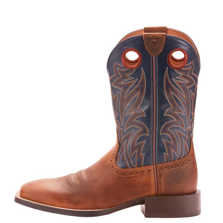 Ariat Sport Sidebet Western Boot Braun | wG1HtEJa