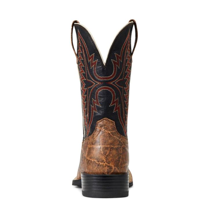 Ariat Sport Smokewagon Western Boot Grizzly Elephant Print | 8vlSm2TF