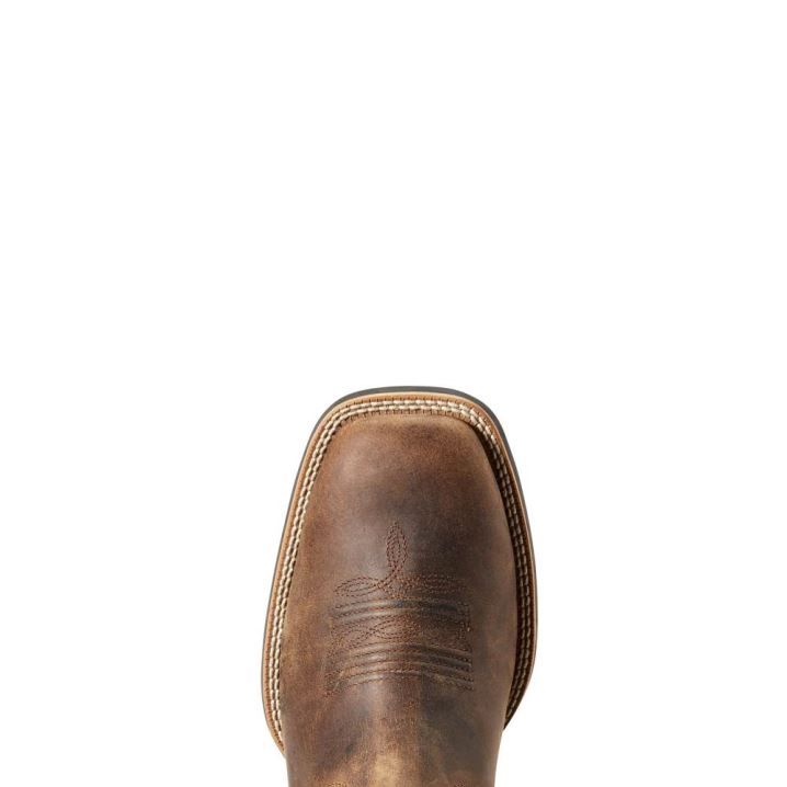 Ariat Sport Weite Square Kappe Western Boot Braun | CbzwdyvD