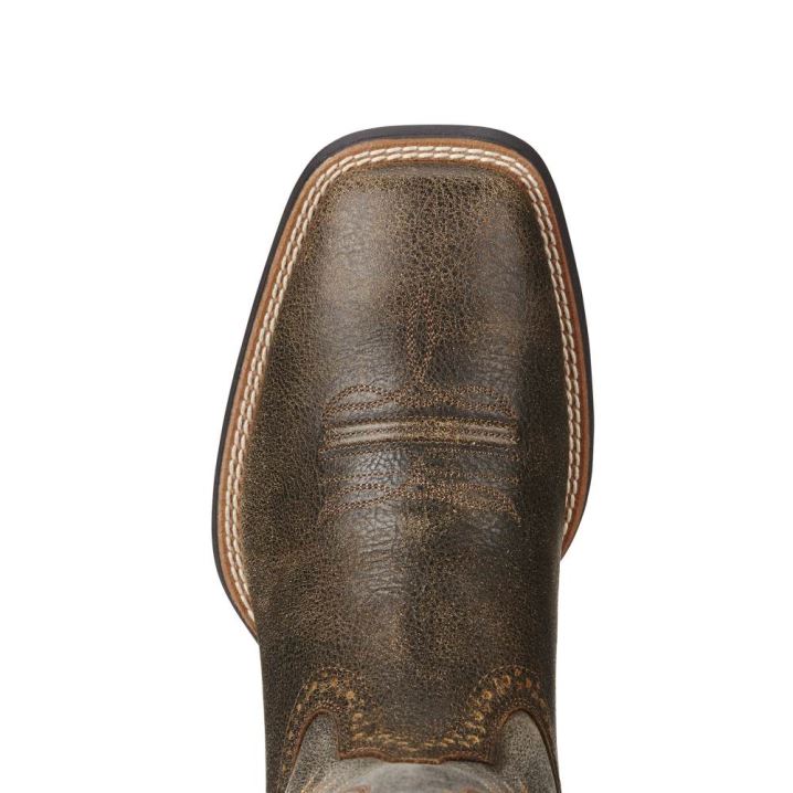 Ariat Sport Weite Square Kappe Western Boot Braun | bWgHjCxi