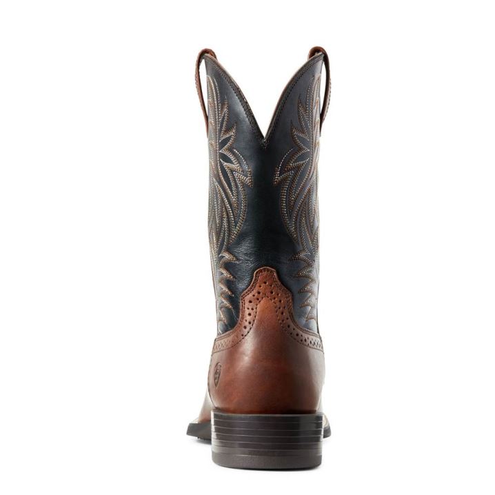 Ariat Sport Weite Square Kappe Western Boot Braun | jW3Kbazx