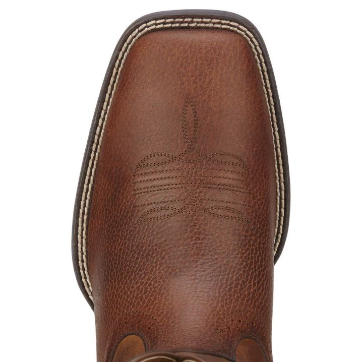 Ariat Sport Weite Square Kappe Western Boot Braun | l3jjVZcp