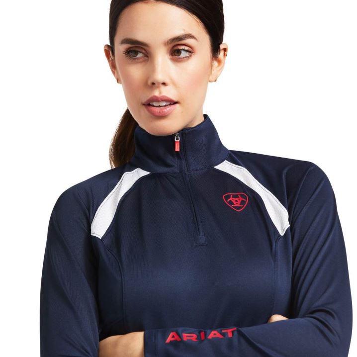 Ariat Sunstopper 2.0 Team 1/4 Zip Baselayer Team | XeR8c0gz