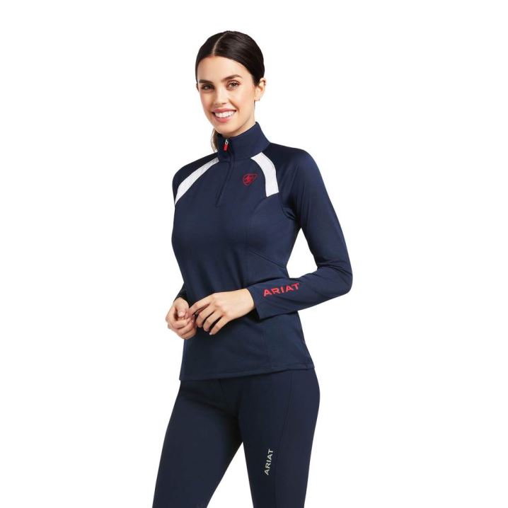 Ariat Sunstopper 2.0 Team 1/4 Zip Baselayer Team | XeR8c0gz