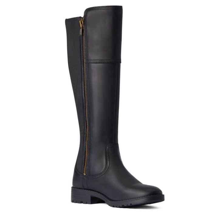 Ariat Sutton II Wasserdichte Boot Schwarz | ut2DWb84