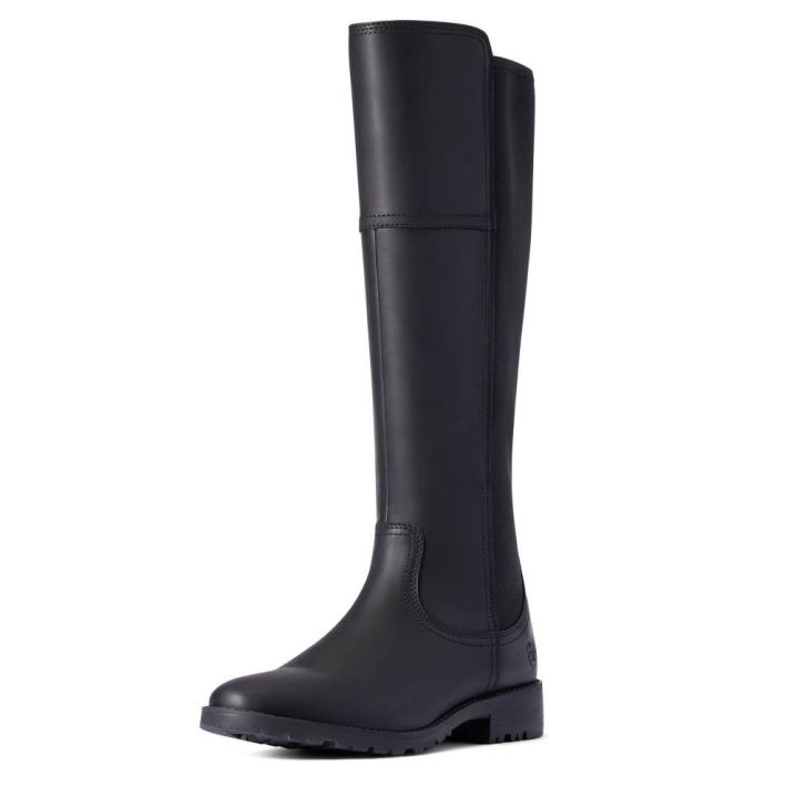 Ariat Sutton II Wasserdichte Boot Schwarz | ut2DWb84