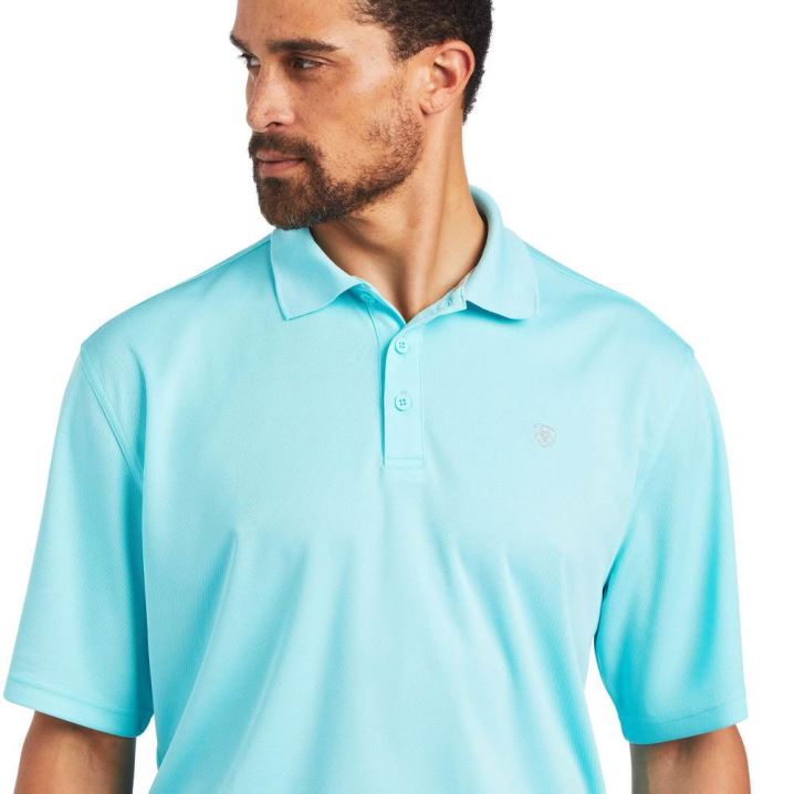 Ariat TEK Polo Blau | A2TmxuFT