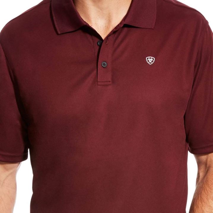 Ariat TEK Polo Bordeaux | xHlRLUAo