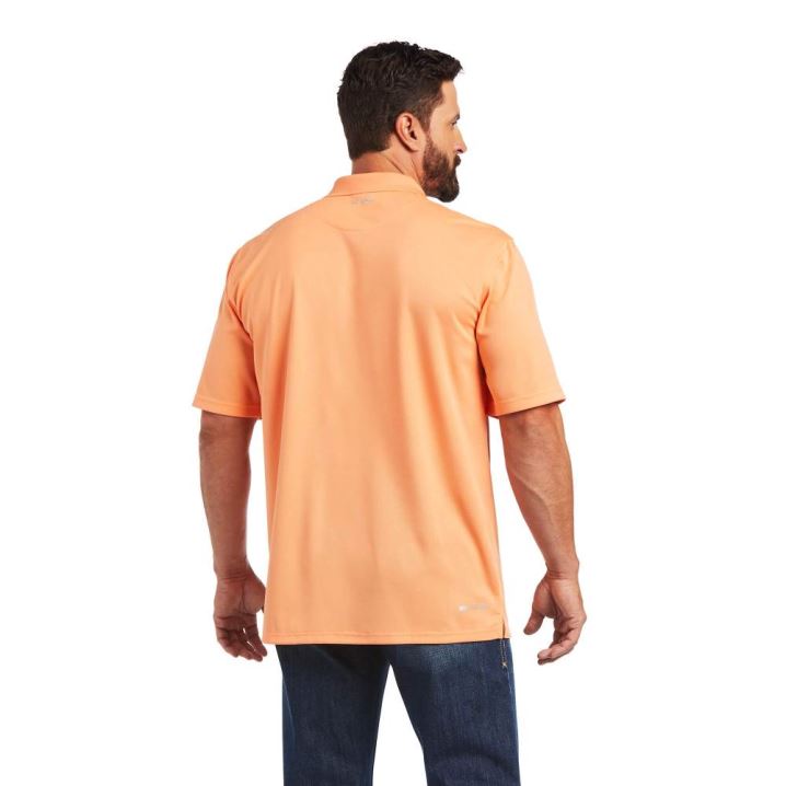 Ariat TEK Polo Habanero Peach | oWNoQTIg