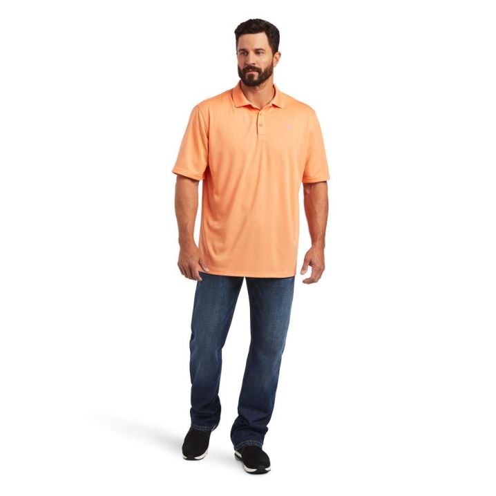 Ariat TEK Polo Habanero Peach | oWNoQTIg