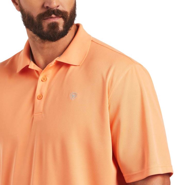 Ariat TEK Polo Habanero Peach | oWNoQTIg