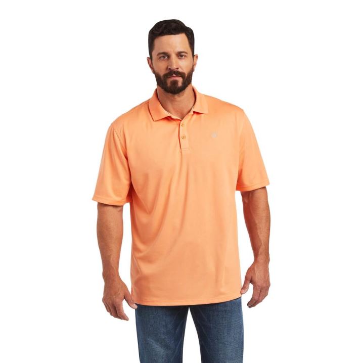 Ariat TEK Polo Habanero Peach | oWNoQTIg