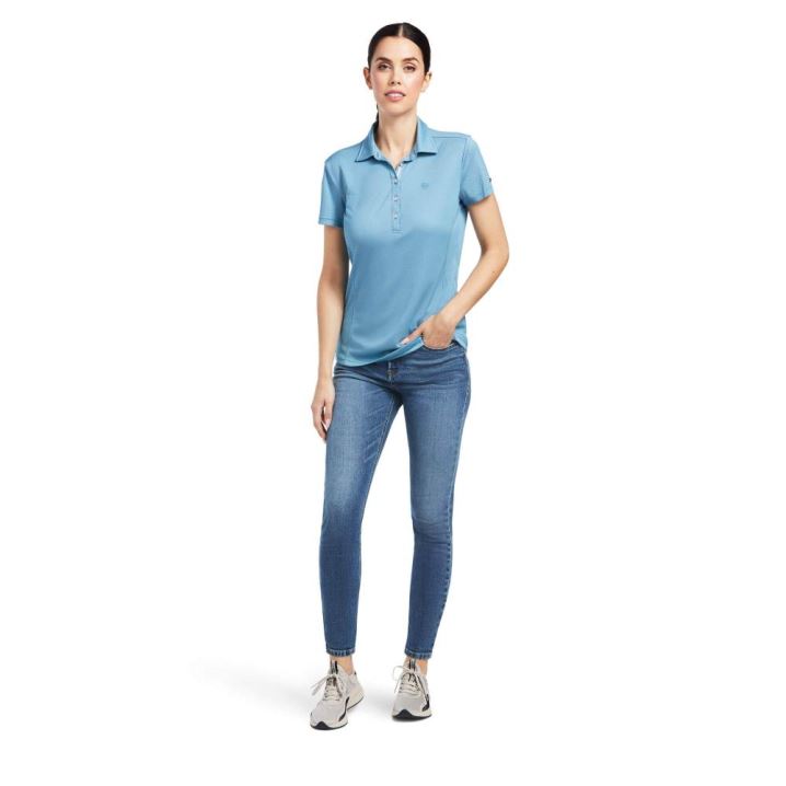 Ariat Talent Polo Blau | YEhKsH6G