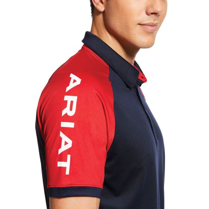 Ariat Team 3.0 Polo Navy | t6TlzD2A