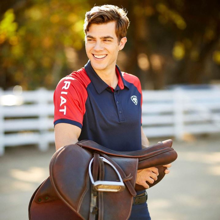 Ariat Team 3.0 Polo Navy | t6TlzD2A