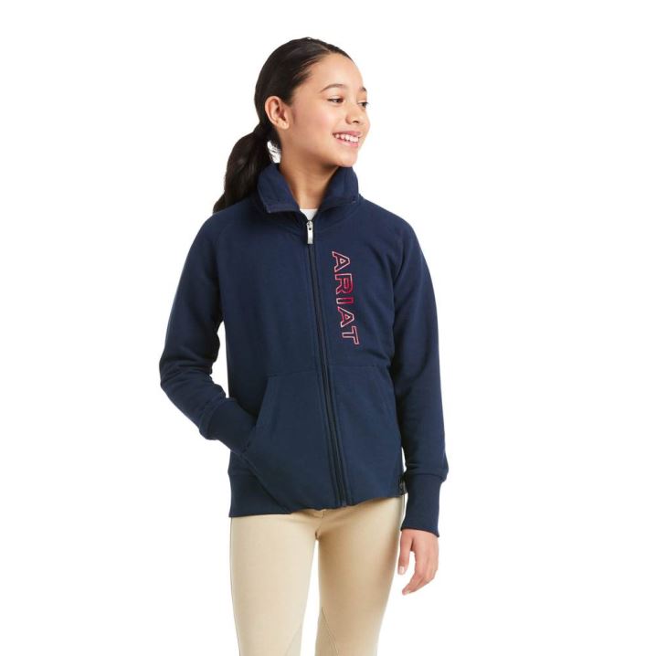 Ariat Team Logo Full Zip Sweatshirt Team | pqiOh0ZG