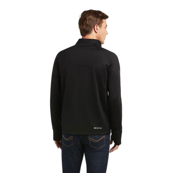 Ariat Tek Team 1/2 Zip Sweatshirt Schwarz | Qw9YXdeE