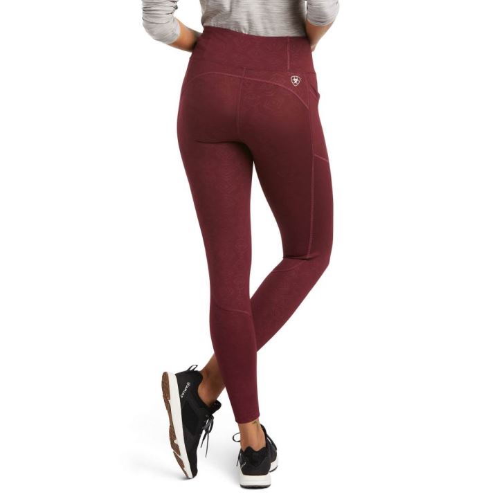 Ariat Tek Tight Windsor Wine Embossed | iIgx5NCT