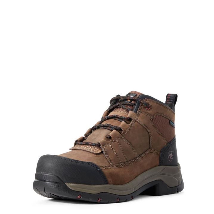 Ariat Telluride Arbeits Wasserdichte Composite Kappe Arbeits Boot Braun | kbAunLC2