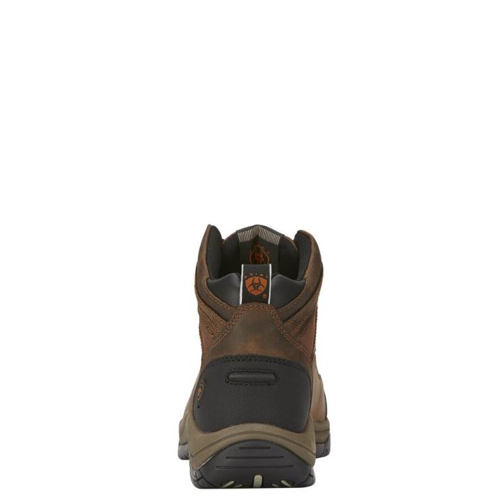 Ariat Terrain Weite Square Kappe Steel Kappe Arbeits Boot Braun | m571v4Do