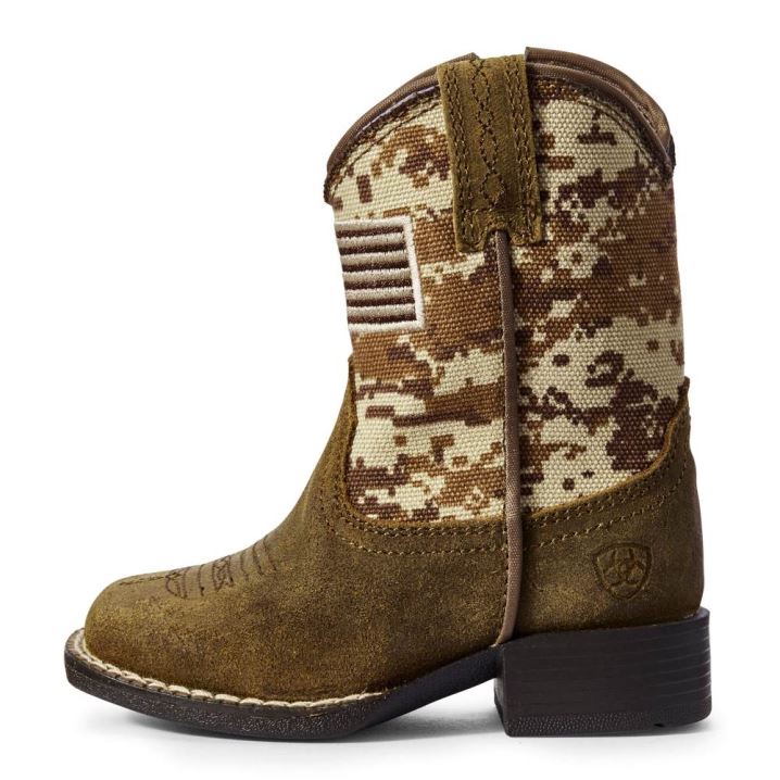 Ariat Toddler Lil' Stompers Dallas Boot Braun | sSZCYO6l