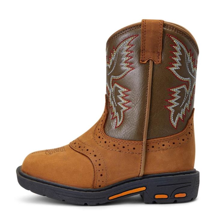 Ariat Toddler Lil' Stompers Durango Boot Braun | Hf3uvanO