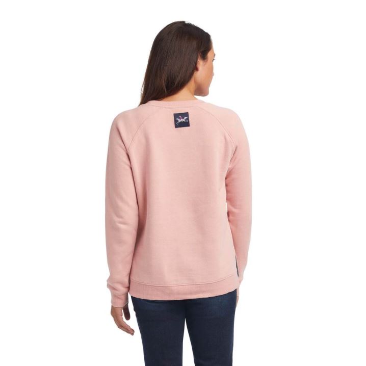 Ariat Torrey Sweatshirt Island Blush | wfDMpCYz