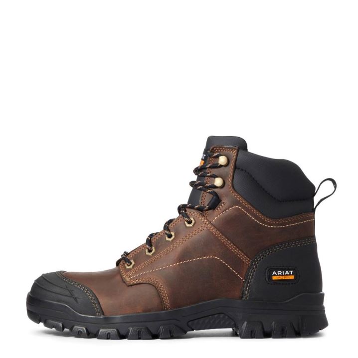 Ariat Treadfast 6" Arbeits Boot Braun | bzrM4pLn