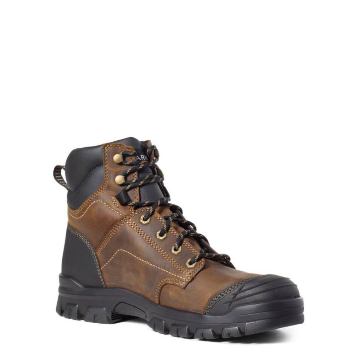 Ariat Treadfast 6" Arbeits Boot Braun | bzrM4pLn