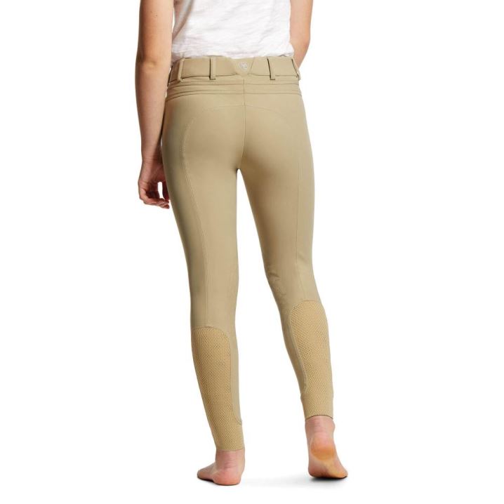 Ariat Tri Factor EQ Grip Knee Patch Breech Braun | b7Gqvhal