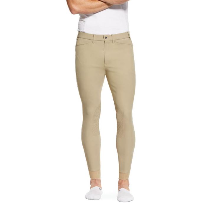 Ariat Tri Factor Grip Knee Patch Breech Braun | v6cehLjr