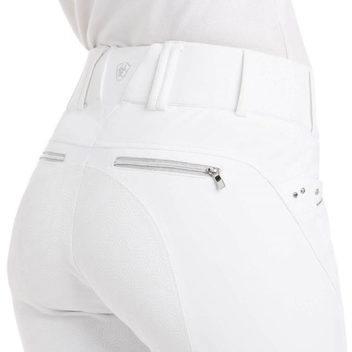 Ariat Tri Factor X Grip Full Seat Breech Weiß | YPEuTqrB