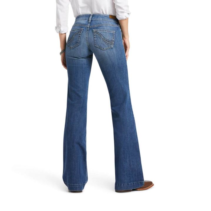 Ariat Trouser Mid Rise Jennifer Weite Leg Jean Eleanor | dAJ9ns10