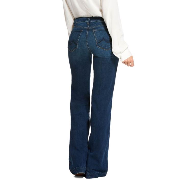 Ariat Trouser Mid Rise Stretch Kelsea Weite Leg Jean Joanna | LjKMhyzj