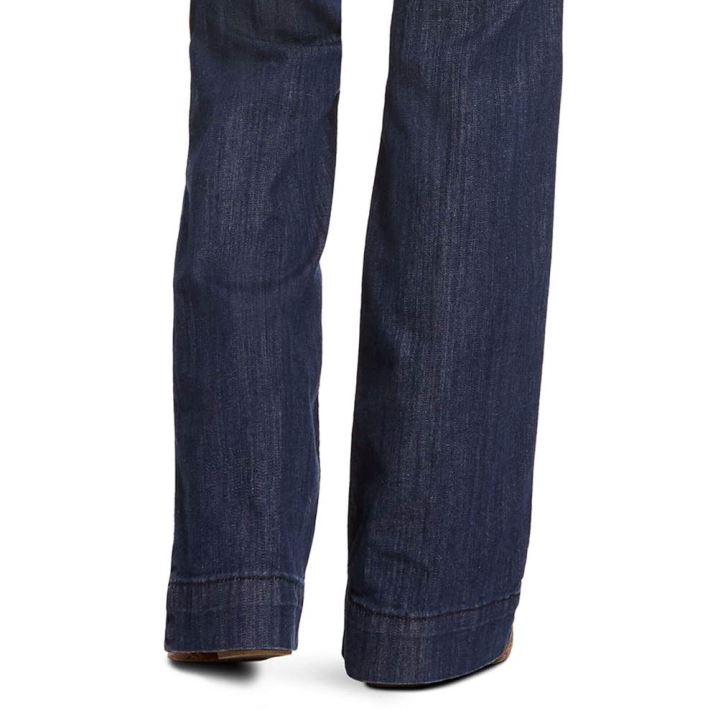 Ariat Trouser Mid Rise Stretch Lucy Weite Leg Jean Pacific | p377ssCc