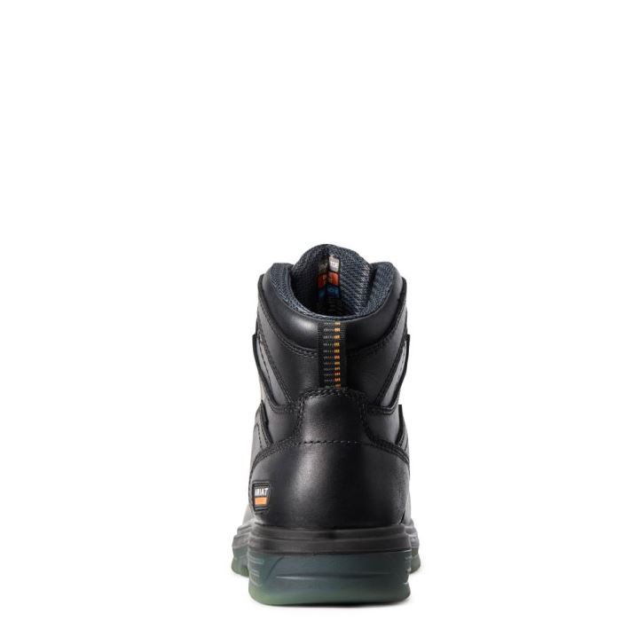 Ariat Turbo 6" H2O CSA Carbon Kappe Arbeits Boot Schwarz | WDzNab77