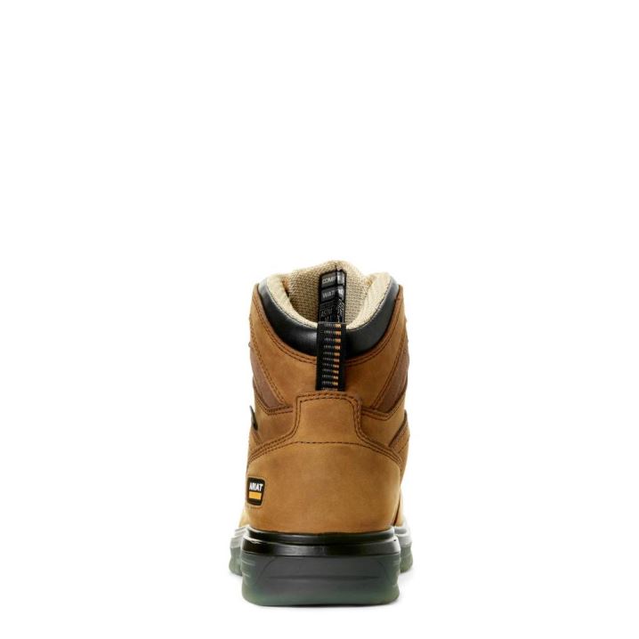 Ariat Turbo 6" Wasserdichte Arbeits Boot Aged Bark | SzoGKsza