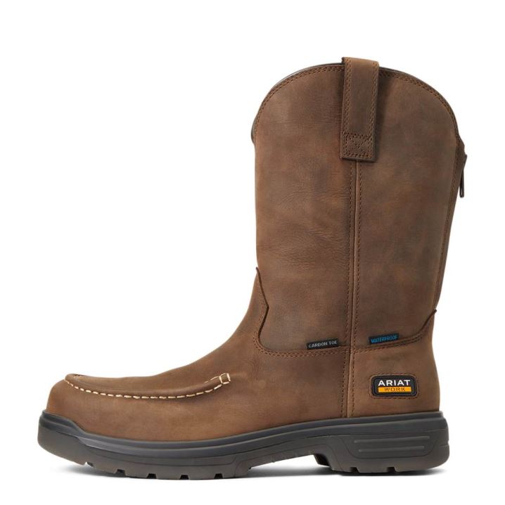 Ariat Turbo Moc Kappe Wasserdichte Carbon Kappe Arbeits Boot Mocha | W0dfRfWs