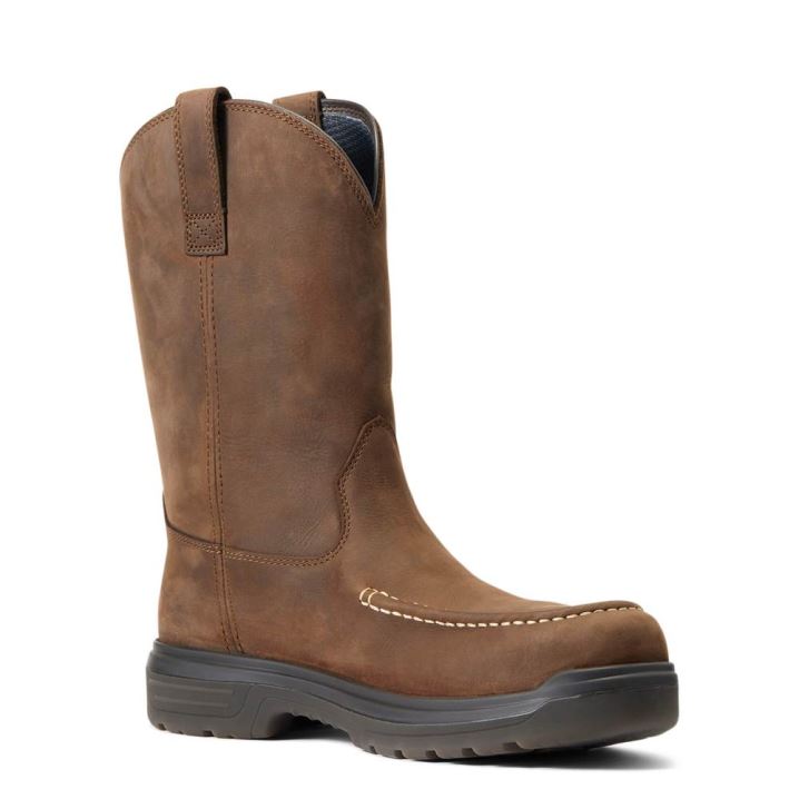 Ariat Turbo Moc Kappe Wasserdichte Carbon Kappe Arbeits Boot Mocha | W0dfRfWs