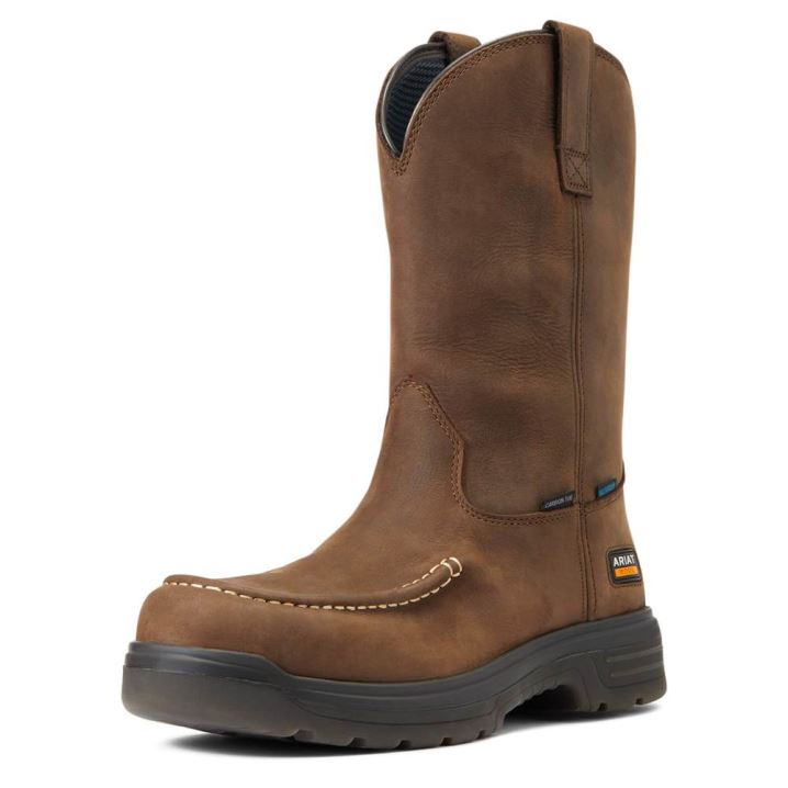 Ariat Turbo Moc Kappe Wasserdichte Carbon Kappe Arbeits Boot Mocha | W0dfRfWs