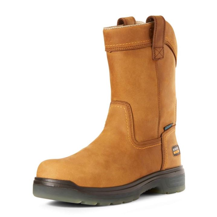 Ariat Turbo Wasserdichte Arbeits Boot Aged Bark | suqKZn2S