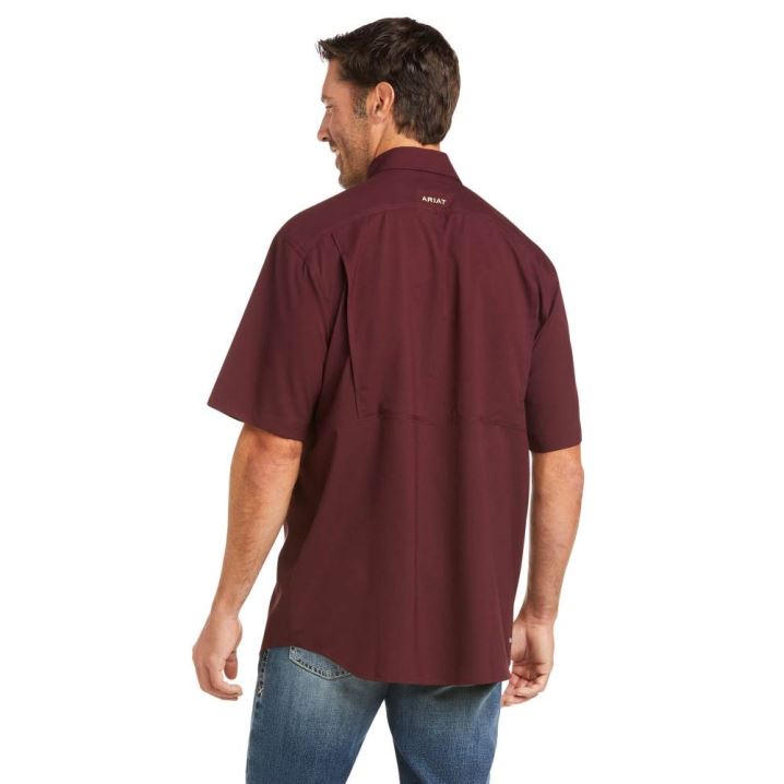 Ariat VentTEK Klassische Fit Shirt Malbec | OgZbxALl